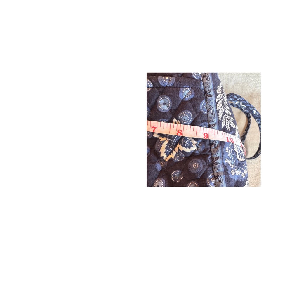 Retired‎ Vintage Vera Bradley Indigo Pop Quilted Duffel Travel Gym Bag - Picture 12 of 12